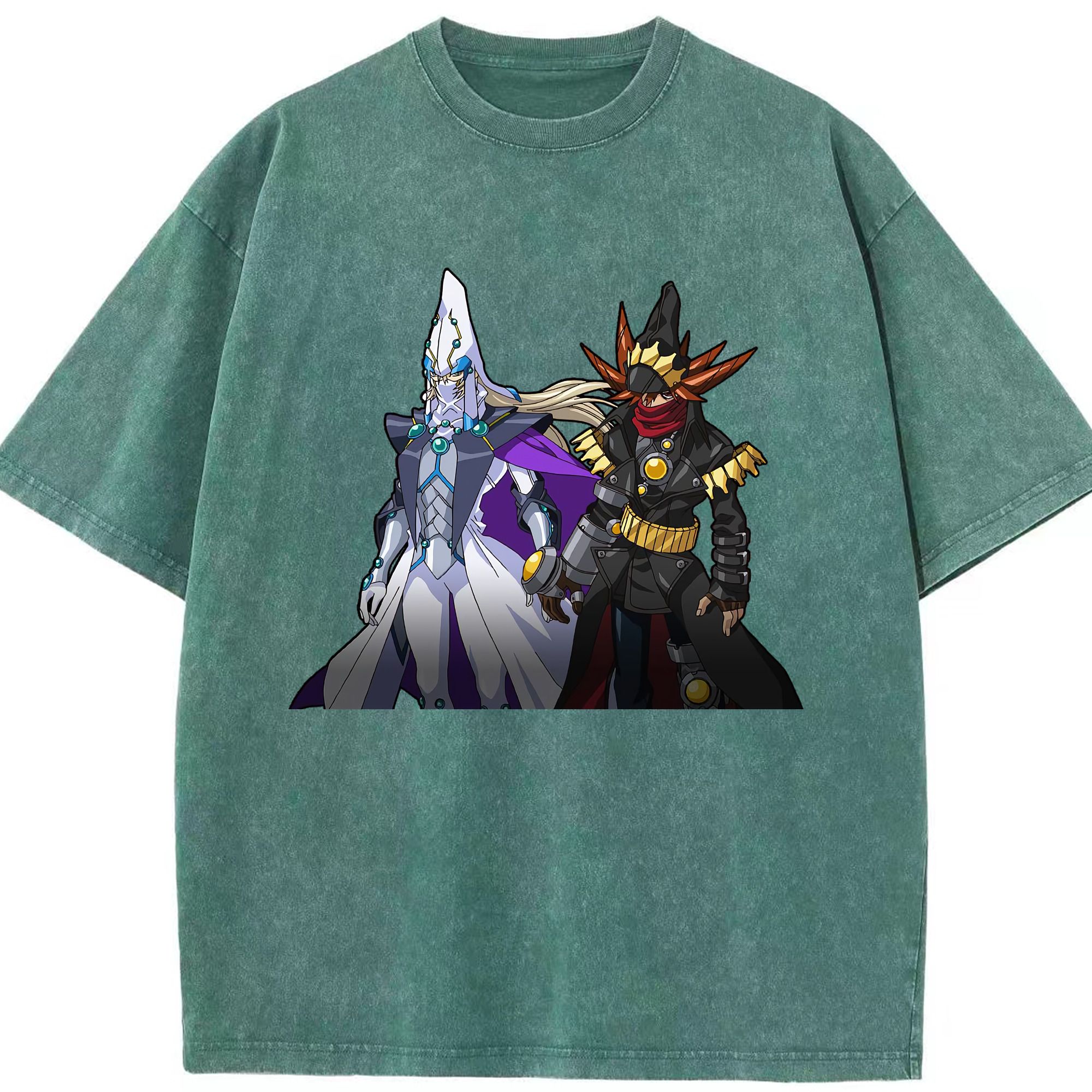 （画像用） 遊☆戯☆王 Yu-Gi-Oh! 綿100% ヴィンテージ風 半袖Tシャツ（フロントプリント）